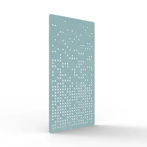 Acouline Form hanging acoustic screen, 1200mm W x 2400mm H, Stream