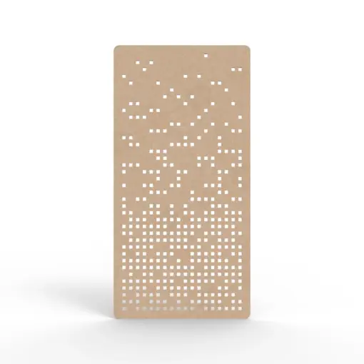 Acouline Form hanging acoustic screen, 1200mm W x 2400mm H, Clay
