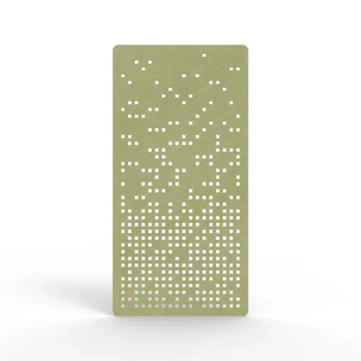Acouline Form hanging acoustic screen, 1200mm W x 2400mm H, Fern