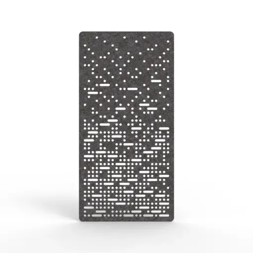Acouline Pulse hanging acoustic screen, 1200mm W x 2400mm H, Char
