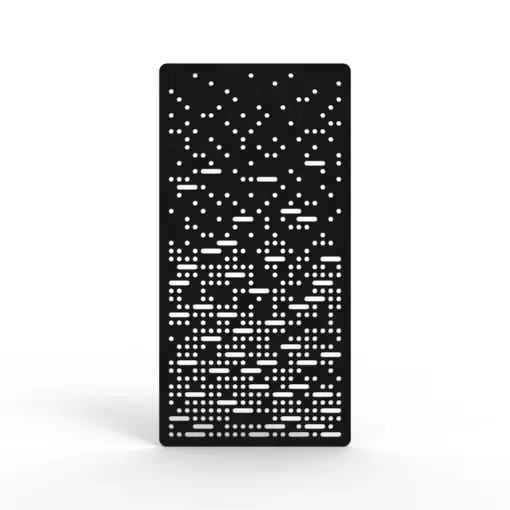 Acouline Pulse hanging acoustic screen, 1200mm W x 2400mm H, Coal