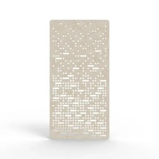 Acouline Pulse hanging acoustic screen, 1200mm W x 2400mm H, Truffle
