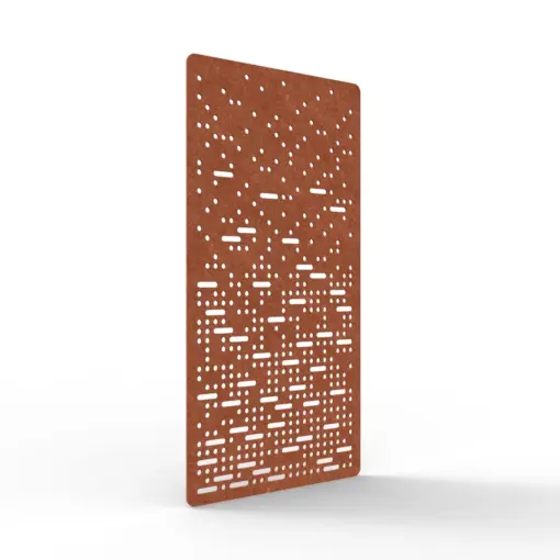 Acouline Pulse hanging acoustic screen, 1200mm W x 2400mm H, Ember