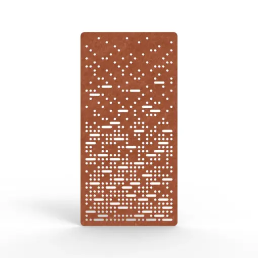 Acouline Pulse hanging acoustic screen, 1200mm W x 2400mm H, Ember