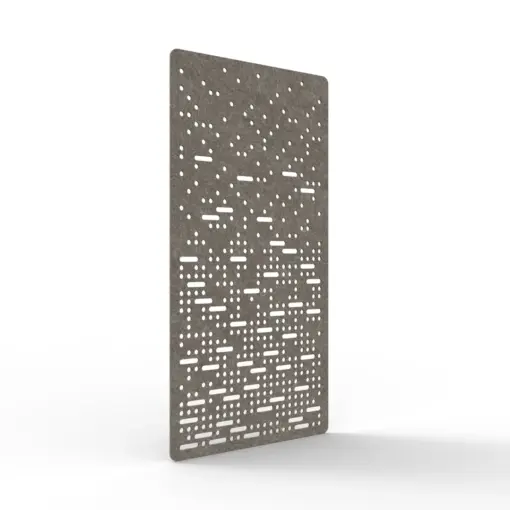 Acouline Pulse hanging acoustic screen, 1200mm W x 2400mm H, Drift