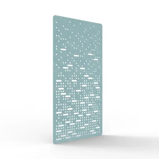 Acouline Pulse hanging acoustic screen, 1200mm W x 2400mm H, Stream