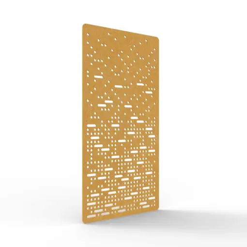 Acouline Pulse hanging acoustic screen, 1200mm W x 2400mm H, Reed