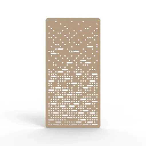 Acouline Pulse hanging acoustic screen, 1200mm W x 2400mm H, Clay