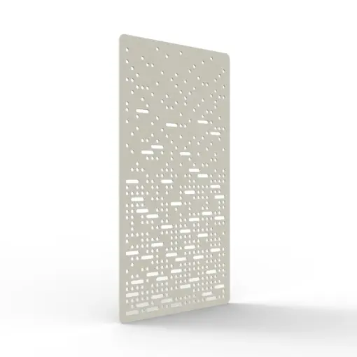 Acouline Pulse hanging acoustic screen, 1200mm W x 2400mm H, Frost