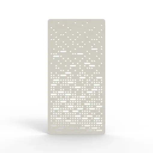 Acouline Pulse hanging acoustic screen, 1200mm W x 2400mm H, Frost