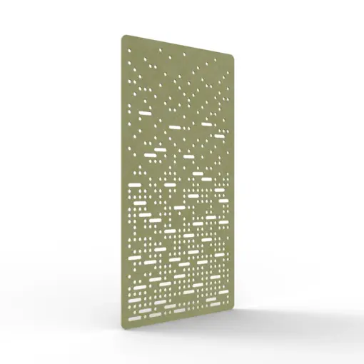 Acouline Pulse hanging acoustic screen, 1200mm W x 2400mm H, Fern