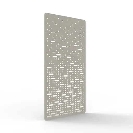 Acouline Pulse hanging acoustic screen, 1200mm W x 2400mm H, Mist