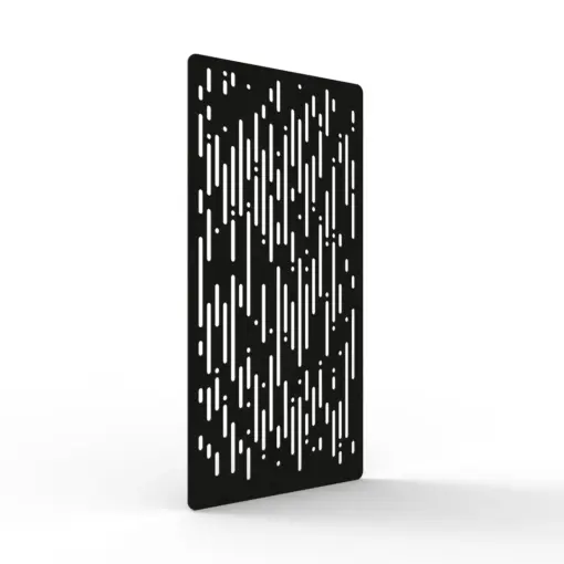 Acouline Rain hanging acoustic screen, 1200mm W x 2400mm H, Coal