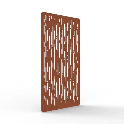 Acouline Rain hanging acoustic screen, 1200mm W x 2400mm H, Ember