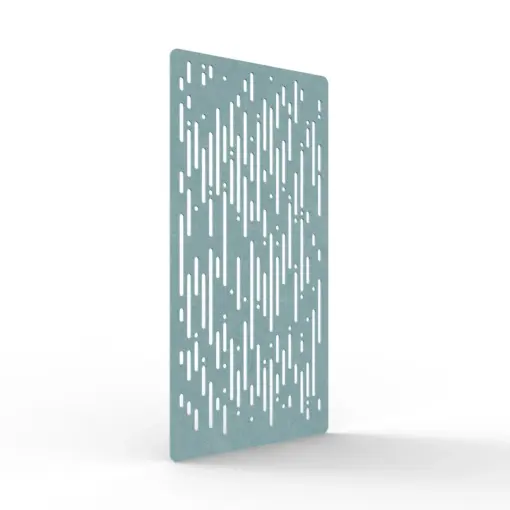 Acouline Rain hanging acoustic screen, 1200mm W x 2400mm H, Stream