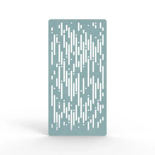 Acouline Rain hanging acoustic screen, 1200mm W x 2400mm H, Stream
