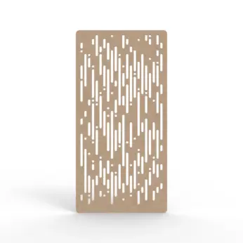 Acouline Rain hanging acoustic screen, 1200mm W x 2400mm H, Clay