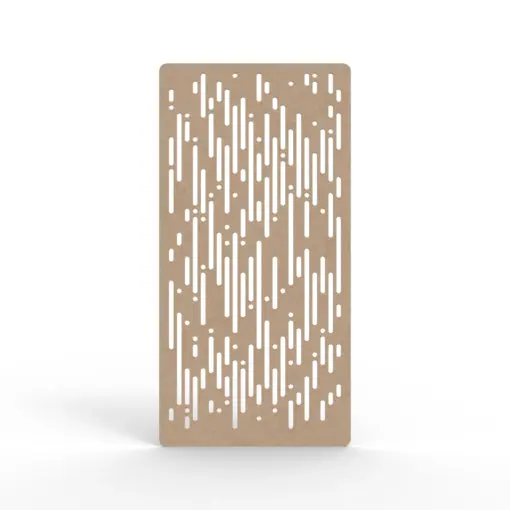 Acouline Rain hanging acoustic screen, 1200mm W x 2400mm H, Clay