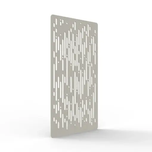 Acouline Rain hanging acoustic screen, 1200mm W x 2400mm H, Frost