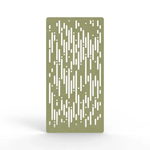 Acouline Rain hanging acoustic screen, 1200mm W x 2400mm H, Fern