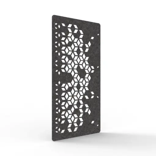 Acouline Vine hanging acoustic screen, 1200mm W x 2400mm H, Char