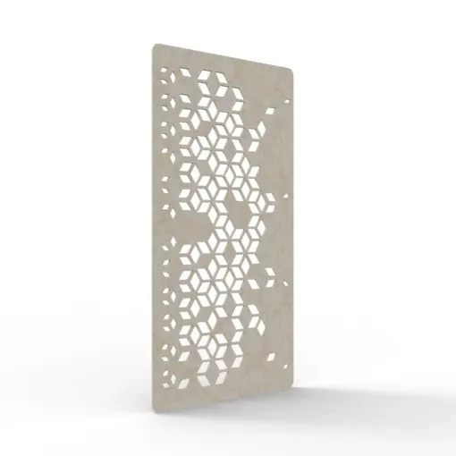 Acouline Vine hanging acoustic screen, 1200mm W x 2400mm H, Truffle