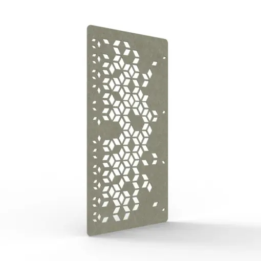 Acouline Vine hanging acoustic screen, 1200mm W x 2400mm H, Moss