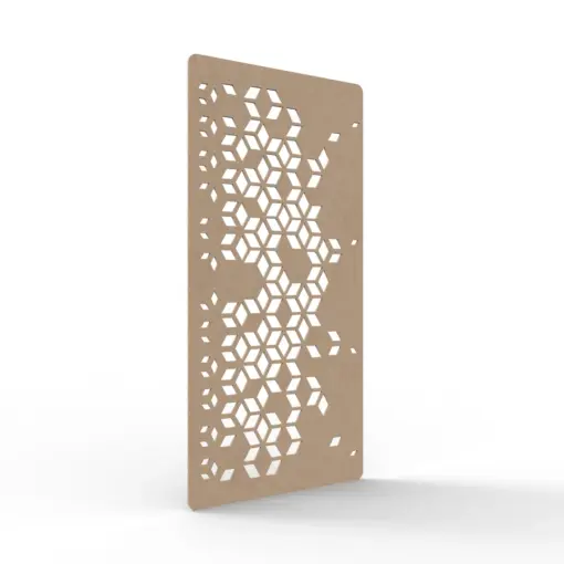 Acouline Vine hanging acoustic screen, 1200mm W x 2400mm H, Clay