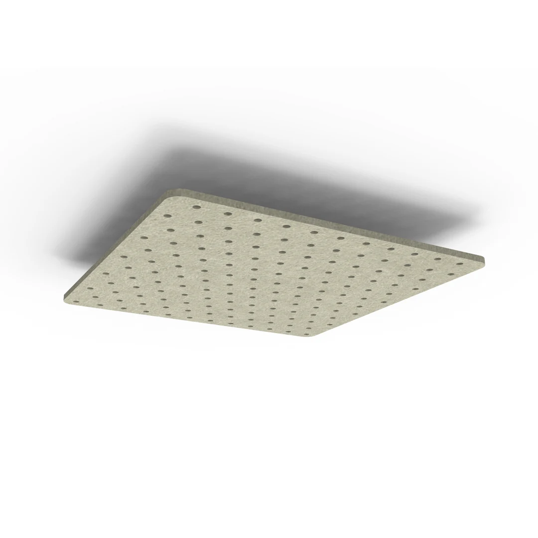 Acouline Core Ripple ceiling panel, 1200mm x 1200mm, Moss