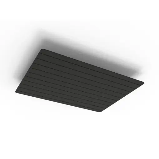 Acouline Core V Groove Ascend ceiling panel, 1200mm x 1200mm, Coal