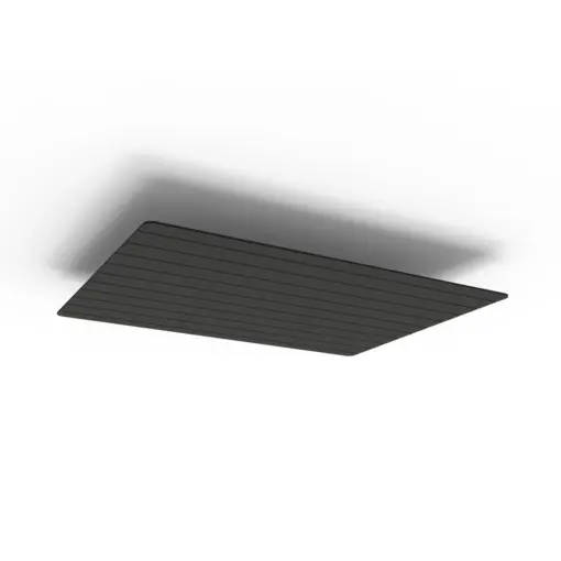 Acouline Core V Groove Ascend ceiling panel, 1200mm x 1200mm, Coal