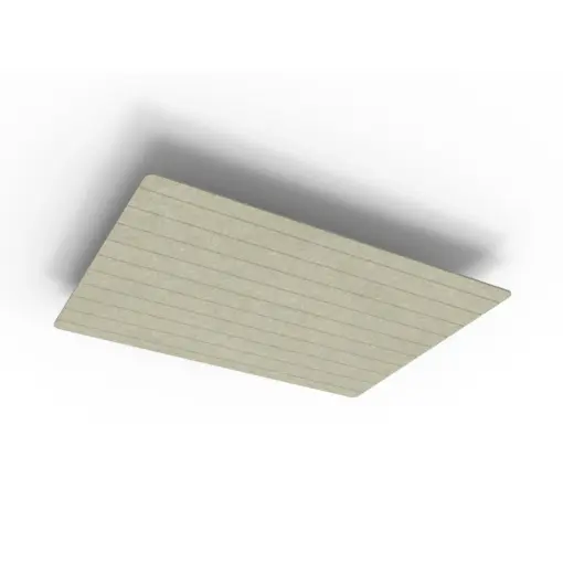 Acouline Core V Groove Ascend ceiling panel, 1200mm x 1200mm, Moss