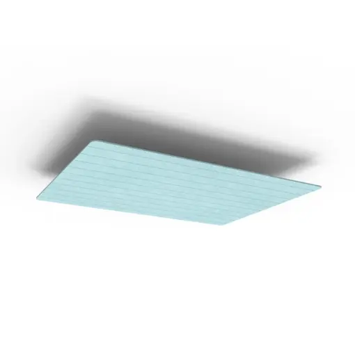 Acouline Core V Groove Ascend ceiling panel, 1200mm x 1200mm, Stream