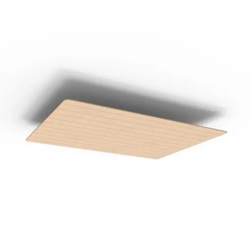 Acouline Core V Groove Ascend ceiling panel, 1200mm x 1200mm, Clay