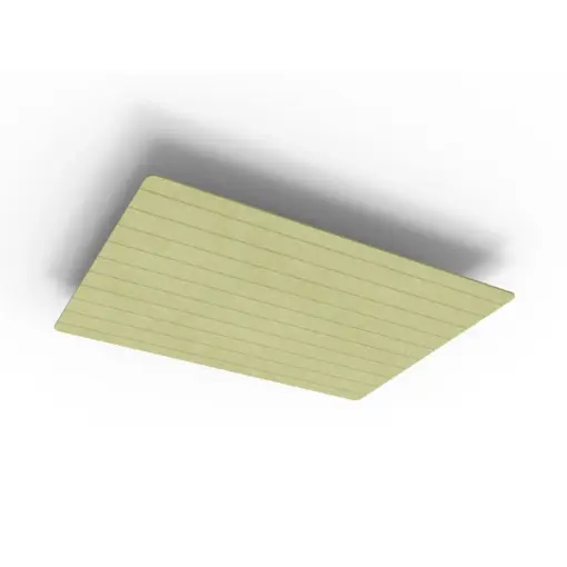 Acouline Core V Groove Ascend ceiling panel, 1200mm x 1200mm, Fern