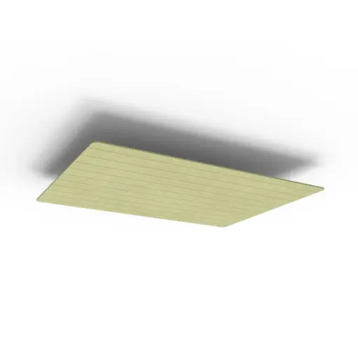 Acouline Core V Groove Ascend ceiling panel, 1200mm x 1200mm, Fern