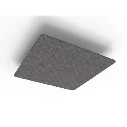 Acouline Core V Groove Glide ceiling panel, 1200mm x 1200mm, Char