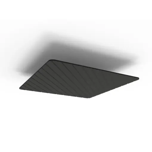 Acouline Core V Groove Glide ceiling panel, 1200mm x 1200mm, Coal