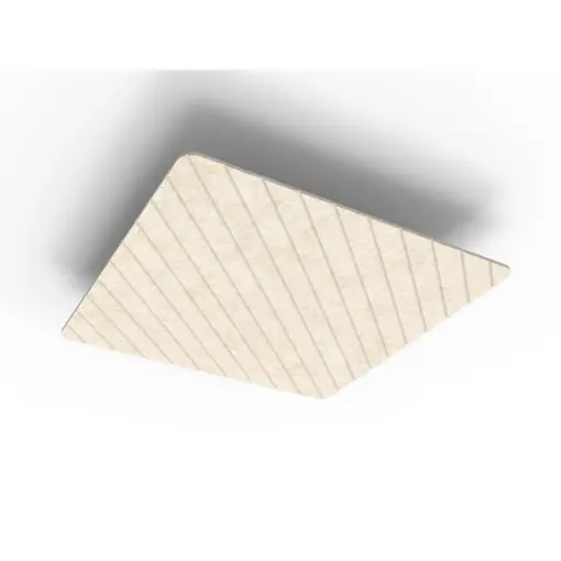 Acouline Core V Groove Glide ceiling panel, 1200mm x 1200mm, Truffle