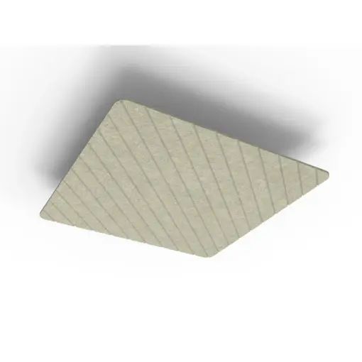 Acouline Core V Groove Glide ceiling panel, 1200mm x 1200mm, Moss