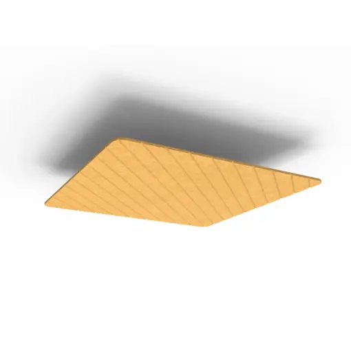 Acouline Core V Groove Glide ceiling panel, 1200mm x 1200mm, Reed