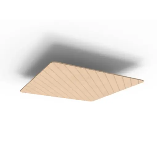 Acouline Core V Groove Glide ceiling panel, 1200mm x 1200mm, Clay