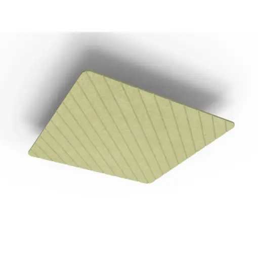 Acouline Core V Groove Glide ceiling panel, 1200mm x 1200mm, Fern