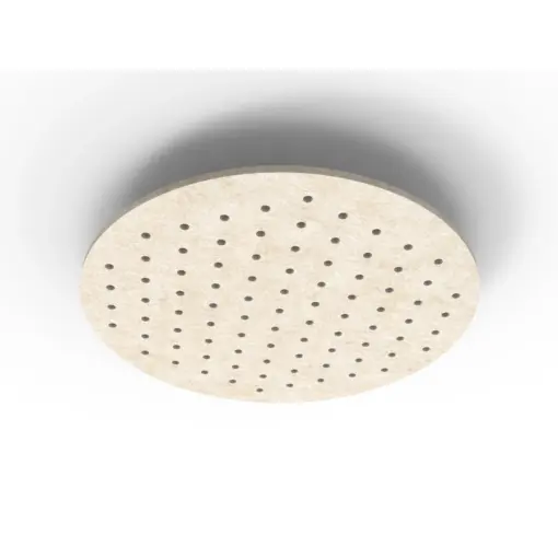 Acouline Halo Ripple ceiling panel, 1180mm diameter, Truffle