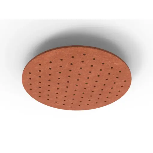 Acouline Halo Ripple ceiling panel, 1180mm diameter, Ember