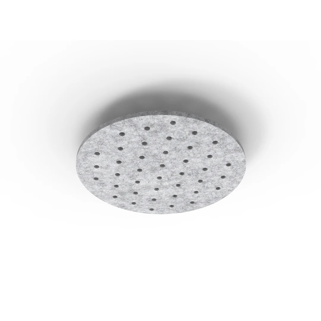 Acouline Halo Ripple ceiling panel, 790mm diameter, Flint