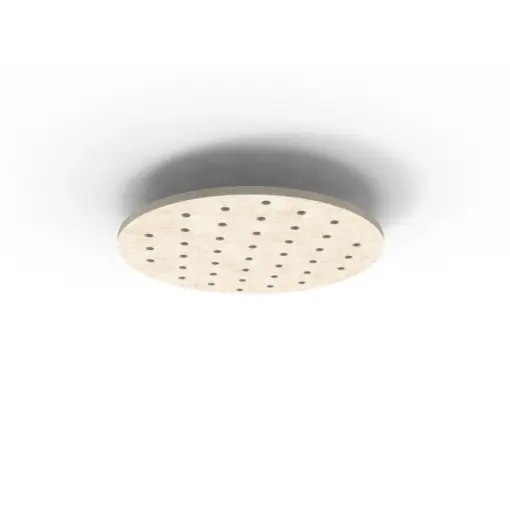 Acouline Halo Ripple ceiling panel, 790mm diameter, Truffle