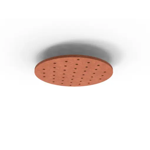 Acouline Halo Ripple ceiling panel, 790mm diameter, Ember