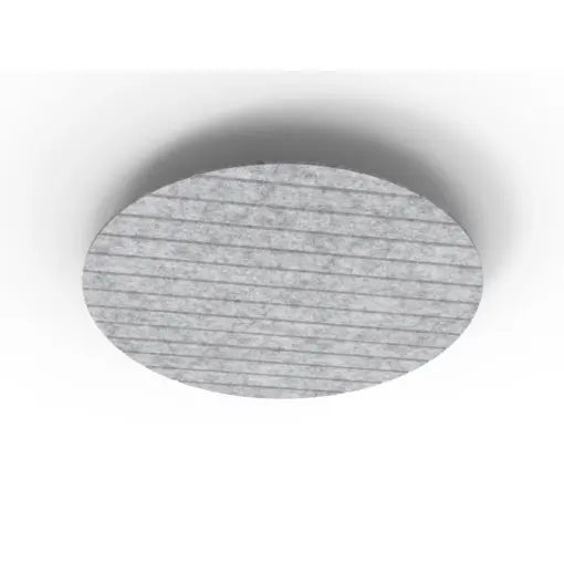 Acouline Halo V Groove ceiling panel, 1180mm diameter, Flint
