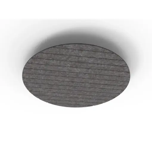 Acouline Halo V Groove ceiling panel, 1180mm diameter, Char